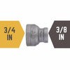 Bk Products 3/4 In. Fpt  X 3/8 In. Dia. Fpt Black Malleable Iron Reducing Coupling