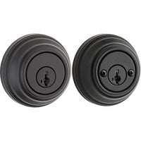 985 514 SMT 6AL STRKP K3 2-Cyl Deadbolt - Matte Black