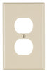 Leviton Light Almond 1 gang Thermoset Plastic Duplex Wall Plate 1 pk