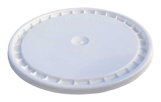 Encore White 3-1/2 and gal. Plastic Snap-On Lid (Pack of 12)