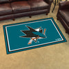 NHL - San Jose Sharks 4ft. x 6ft. Plush Area Rug