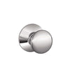 Schlage Plymouth Bright Chrome Passage Door Knob Right or Left Handed