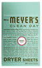Mrs. Meyer's Clean Day Basil Scent Fabric Softener Sheets 80 pk