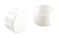Shepherd Plastic Leg Tip White Round 3/4 in. W 4 pk (Pack of 6)