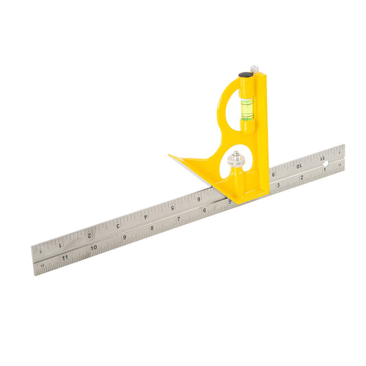 Mayes 12 in. L Die Cast Zinc/Stainless Steel Combination Square