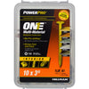 Hillman POWERPRO ONE No. 10  S X 3 in. L Star Wafer Head Multi-Material Screw 1 lb  (Pack of 5)