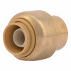 SharkBite 3/8 in. Push Brass End Stop