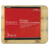 Linzer Better Knit 9 in. W X 3/8 in. S Pylam Paint Roller Cover 3 pk (Pack of 12)