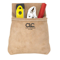CLC 1 in. W X 12.75 in. H Suede Tool Pouch 1 pocket Tan 1 pc