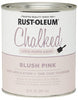 Rust-Oleum Chalked Ultra Matte Blush Pink Indoor Vintage Look Water-Based Acrylic Chalk Paint 30 oz.