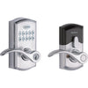 Kwikset SmartCode 955 Satin Chrome Metal Electronic Touch Pad Entry Lever