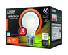 Feit Enhance A19 E26 (Medium) LED Bulb Soft White 60 Watt Equivalence 4 pk (Pack of 4)