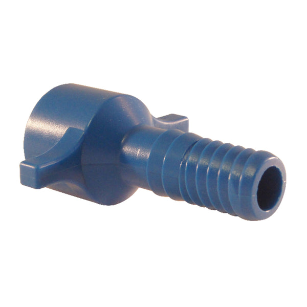 Adaptador hembra de acetal FPT Apollo Blue Twister de 1-1/2 pulg. con inserción en X de 1-1/2 pulg. de diámetro, 1 paquete