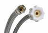 Fluidmaster 3/8 in. Compression X 7/8 in. D Ballcock 20 in. Braided Stainless Steel Toilet Supply Li - Deal of The Week