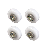 Prime-Line 3/4 in. D White Plastic/Steel Tub Enclosure Roller 4 pk - Deal of The Week