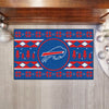 NFL - Buffalo Bills Holiday Sweater Rug - 19in. x 30in.