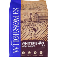 Wholesomes Whole Grain Adult Dog Food, Fish & Rice, 40 lbs.