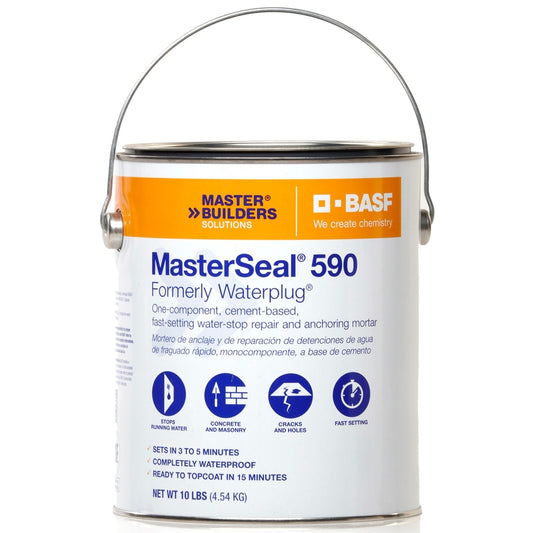 BASF MasterSeal 590 Hydraulic Cement 10 lb. (Pack of 4)