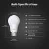Feit A19 E26 (Medium) LED Bulb Daylight 60 Watt Equivalence 4 pk