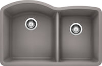 Diamond 1-3/4 Bowl - Metallic Gray