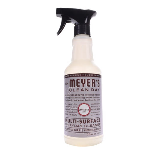 Mrs. Meyer's Clean Day Lavender Scent Organic Multi-Surface Cleaner Liquid 16 oz (Pack of 6)