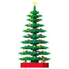 NovaBrix Christmas Tree Block Set Green/Red 609 pc