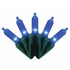 Celebrations Platinum LED T5 Blue 50 ct String Christmas Lights 25 ft.