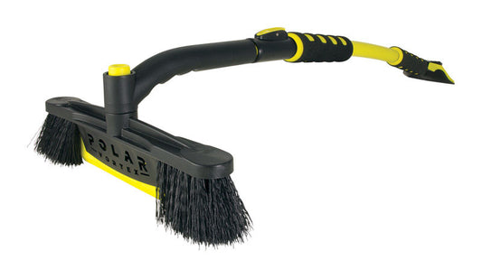 Hopkins Black Pivoting Head Brush 48 in. Handle SubZero Extendable Crossover Snowbroom