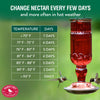 Perky-Pet Hummingbird 24 oz. Glass Nectar Feeder 4 ports (Pack of 2)