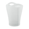 Umbra 2.25 gal. White Garbino Wastebasket