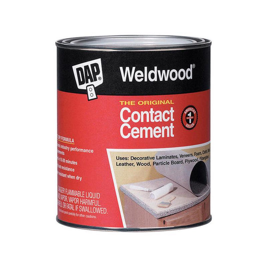 DAP Weldwood High Strength Rubber Contact Cement 1 pt.