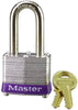 Master Lock 1-5/16 in. H X 1-5/8 in. W X 1-9/16 in. L Laminated Steel Double Locking Padlock