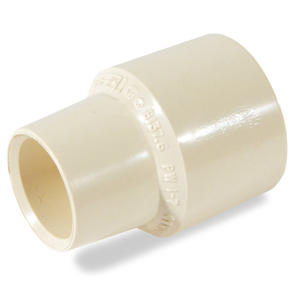 Acoplamiento reductor CPVC con deslizamiento de 3/4 pulg. x 1/2 pulg. de diámetro KBI (paquete de 10)