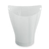 Umbra 2.25 gal. White Garbino Wastebasket