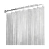 InterDesign 72 in. H x 72 in. W Clear Solid Shower Curtain Liner PEVA (Pack of 2)