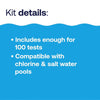 HTH Pool Care Solid 6-Way Test Kit 0.75 oz (Pack of 3)