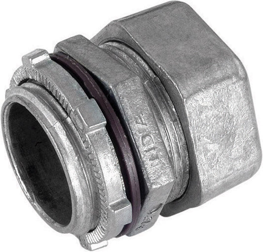 Sigma Engineered Solutions 1/2 in. D Die-Cast Zinc Rain-Tight Compression Connector For EMT 1 pk