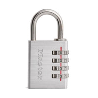 Master Lock 1-9/16 in. W Metal 4-Digit Combination Combination Padlock