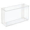 iDesign Affixx Linus 6-1/2 in. H X 3-1/2 in. W X 11 in. L Clear Cabinet Organizer