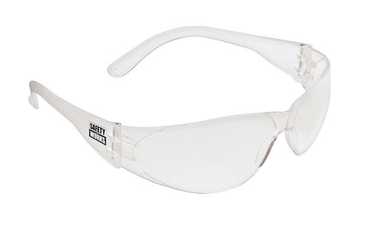 MCR Safety Checklite Safety Glasses Clear Lens Clear Frame 1 pc. (Pack of 12)