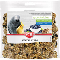 Kaytee Granola Bites with Superfoods Bird Treats Blueberry & Flax Blend 4.5 oz
