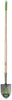 Ames 53 in. Steel Round Garden Shovel Wood Handle