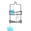 Better Living Venus 19.5 in. H X 4.5 in. W X 11 in. L Matte Black Shower Caddy