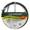 Cobra 50 ft. L Flat Steel Sewer Rod - Open Box