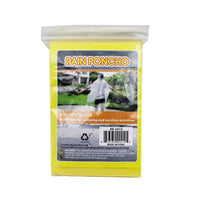 IIT Yellow Polyethylene Rain Poncho One Size Fits All (Pack of 36)