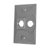 Sigma Electric Rectangle Die-Cast Metal 1 gang 4.61 in. H X 2.85 in. W Lampholder Cover