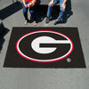 University of Georgia Black Rug - 5ft. x 8ft.