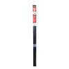 M-D Building Products Black Aluminum/Vinyl Weatherstrip For Garage Doors 108 in. L X 0.63 in.