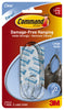 3M Command Large Plastic Hook 3-3/8 in. L 1 pk (Pack of 6)