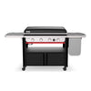 Weber Slate 36" Rust-Resistant 4 Burner Liquid Propane Digital Thermometer Outdoor Griddle Black